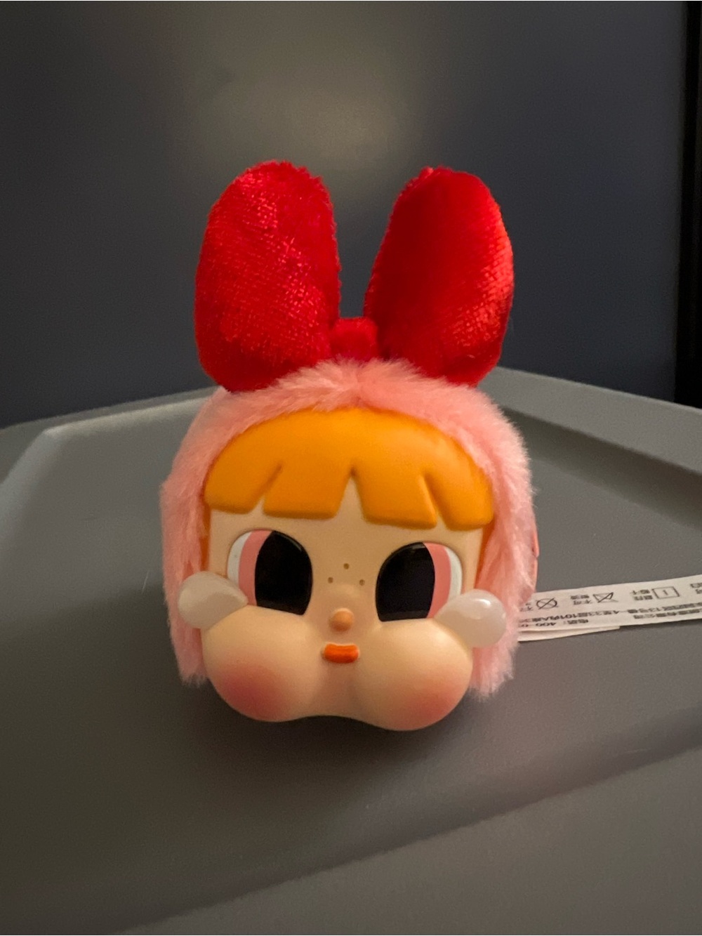POP MART CRYBABY × The Powerpuff Girls Blossom bow collectibles keychain charm